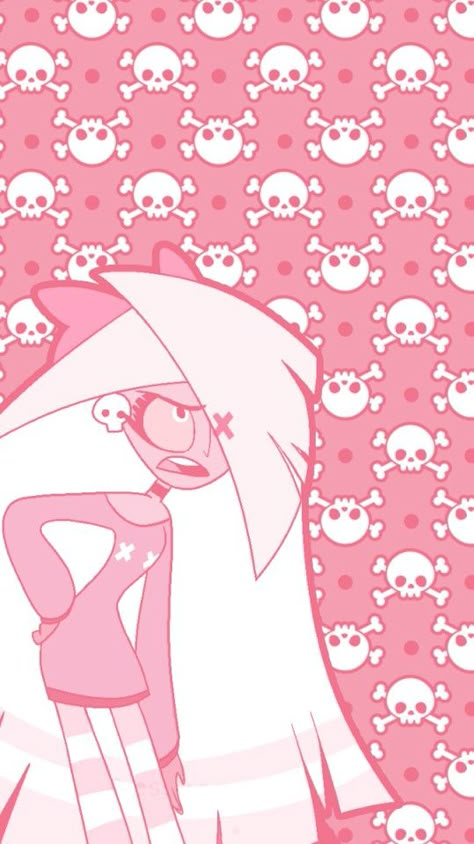 Hazbin Hotel Vaggie Wallpaper, Pastel Goth Background, Hotel Wallpaper, Hazbin Hotel Angel, Radio Demon, Boss Wallpaper, Hazbin Hotel Charlie, H Hotel, Friends Wallpaper