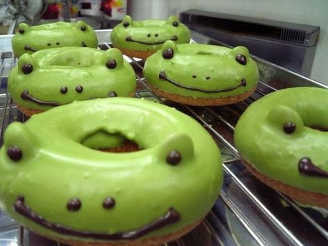 dal (ur bro) on Twitter: "shhhh frog donuts… " Frog Cake Aesthetic, Frog Cake, Cake Aesthetic, Donuts, Log In, Log, Cake, Green, White