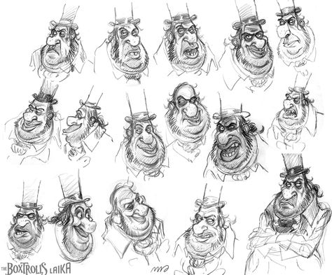 Tim Burton Concept Art, Boxtrolls Concept Art, Marc Silvestri Art Pencil, Quentin Blake Christmas Illustrations, Hanna Barbera Model Sheet, Animation Character Drawings, Laika Studios, Goblin Art, Make A Character