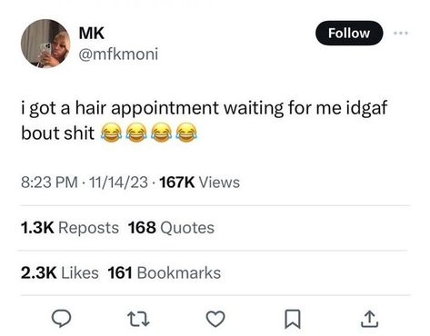 Wait Till I Get My Hair Done Tweet, I Get My Hair Done Tomorrow Quotes, Need My Hair Done Tweets, Get My Hair Done Quotes, I Need My Hair Done Quotes, Hair Twitter Quotes, Getting My Hair Done Quotes, When I Get My Hair Done Tweets, Hair Done Tweets