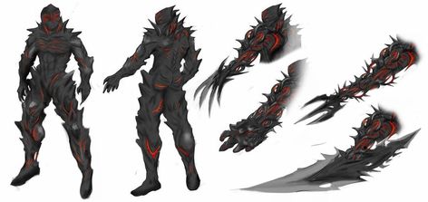 Prototype Armor, Alex Mercer, Fantasy Demon, Digimon Tamers, Combat Art, Model Sheet, Cyberpunk Character, Dungeons And Dragons Homebrew, Robot Concept Art