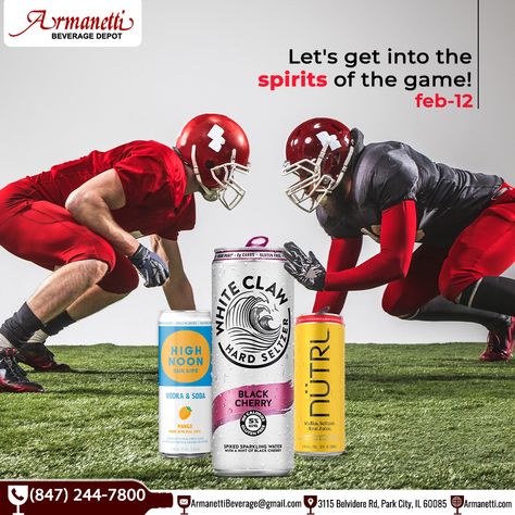 May the Super Bowl Sunday be full of thrill and excitement for all the football lovers. Wishing a perfect Super Bowl Sunday to you. #superbowl #football #sports #touchdown #fantasyfootball #footballseason #explorepage #happyhourdrinks #LiquorShop #beveragestore #ArmanettiBeverageDepot Grassroots Football, White Claw Hard Seltzer, Superbowl Sunday, Liquor Shop, Super Bowl Nfl, Vodka Soda, Pre Game, Happy Hour Drinks, Super Bowl Sunday