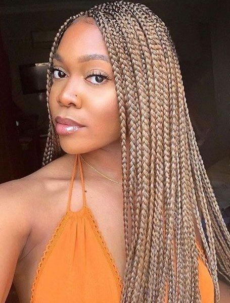 50 Cool Box Braids Hairstyles for Women in 2022 - The Trend Spotter Cool Box Braids, Hair Dye Ideas Black Women, Ghana Braids Hairstyles, Hair Dye Ideas, Blonde Box Braids, Blonde Braids, Box Braids Hairstyles For Black Women, Braids Hairstyles Pictures, Cool Box