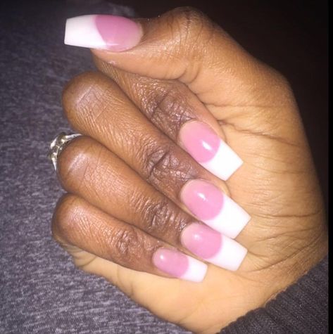 Modest Nails, French Manicure Nails, Manicure Nails, Shellac Nails, Nail Spa, Square Nails, Tiki Bar, French Manicure, Natural Hair Care