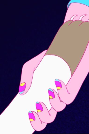 Bee and Puppycat nails,can so recreate those nails Bee And Puppycat Nails, Bee And Puppycat Cosplay, Puppycat Cosplay, Bee Puppycat, Bravest Warriors, Bee And Puppycat, Cute Nail Art, Cosplay Ideas, Dream Dress