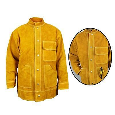 (eBay) Summer Welding Jacket Shirts Flame Resistant Welder Leather Clothing Welding Jackets, Leather Clothing, Shirt Jacket, Metal Working, Free Delivery, Best Deals, Leather, Clothes