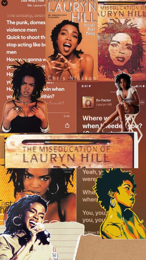 Lauryn Hill Wallpaper Iphone, Lauryn Hill Wallpaper, Hill Wallpaper, Ms Lauryn Hill, Miseducation Of Lauryn Hill, Ex Factor, 2013 Swag Era, Music Poster Ideas, Vision Board Photos