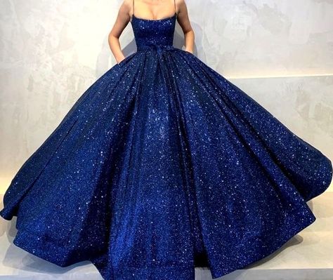 Blue Princess Dress Aesthetic, Dress Aesthetic Royal, Ball Dress Aesthetic, Gown For Debut, Extra Heels, Debut Gowns, Ball Gown Princess, Royal Blue Gown, Tulle Balls