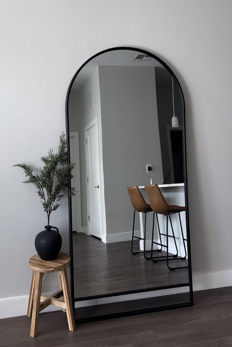 Shop Devendri Arched Full Length Mirror and other curated products on LTK, the easiest way to shop everything from your favorite creators. Arch Mirror Decor Living Room, Arch Mirror Decor, Black Arch Mirror, Arched Full Length Mirror, Mirror Bedroom Decor, Mirror Decor Living Room, Curved Mirror, Mirror Bedroom, Arched Mirror