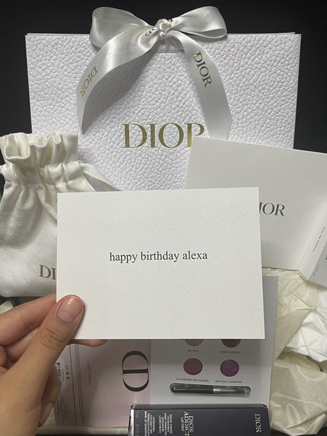 Dior Gift Packaging, Dior Addict Lip Tint, Dior Lip Maximizer, Gris Dior, Makeup Influencer, Dior Gift, 2023 Birthday, Lip Maximizer, Dior Aesthetic