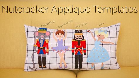 Quilt Easy Pattern, Nutcracker Quilt, Chandelier Quilt, Applique Template, Quilt Table Runner, Quilt Easy, Quilt Pattern Free, Ballet Company, Mouse King