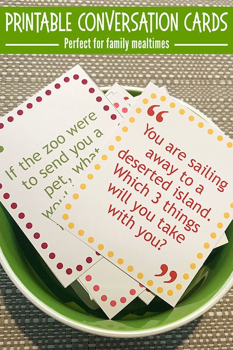 Free Printable Family Conversation Cards Family Conversation Cards, Family Conversation, Elderly Activities, Senior Activities, Conversation Cards, Ice Breakers, Family Game Night, Social Emotional, Family Games