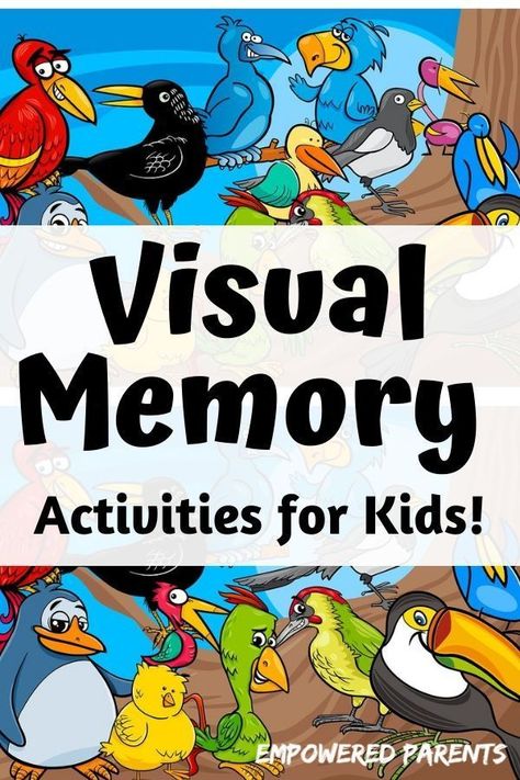 Visual Memory Activities For Kids, Visual Memory Activities, Memory Activities For Kids, Mind Video, Brain Gym For Kids, Visual Perceptual Activities, Memory Exercises, Memory Activities, Visual Perception Activities