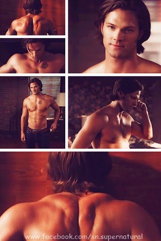 Oh sweet soulless Sam. Jared Padalecki Shirtless, Soulless Sam, Sammy Supernatural, Sam Supernatural, Matt Cohen, Hey Brother, Hot Tamale, Jared Padalecki Supernatural, Supernatural Imagines