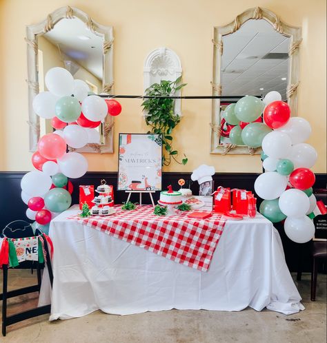 Italian Birthday Party 
First Birthday Party Italian Theme
Birthday Party Decor Ideas Italian Party Decorations Decor Ideas Italy, Birthday Italian Theme, Italian Party Decorations, Pizza Party Decorations, Italian Baby Showers, Pizza Party Birthday, Italian Themed Parties, Italian Party, Italian Theme