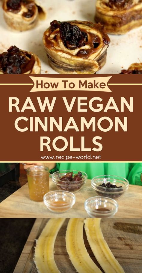 Raw Vegan Cinnamon Rolls Raw Vegan Rolls, Raw Food Dehydrator Recipes, Raw Vegan Snacks Easy, Raw Snacks Healthy, Raw Lunch Recipes, Raw Vegan Dinners Easy, Raw Desserts Vegan, Vegan Beach Snacks, Raw Vegan Cinnamon Rolls