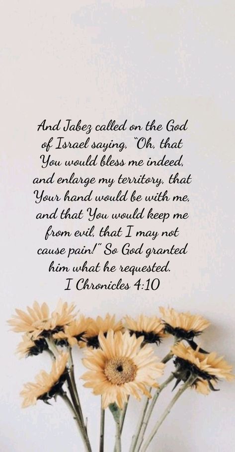 1st Chronicles 4:10, 2 Chronicals 15:7, 1 Chronicles 4:10, Spring Scripture, Bible Studying, Scripture Wallpaper, Bible Journals, Blessed Assurance, Favorite Verses