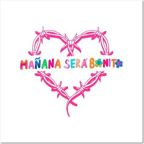 Karol G Tattoos Manana Sera Bonito, Karol G Inspired Tattoos, Karol G Manana Sera Bonito, Karol G Art, Mañana Sera Bonito Tattoo, Karol G Heart, Manana Sera Bonito, G Tattoo, Happy Birthday Printable