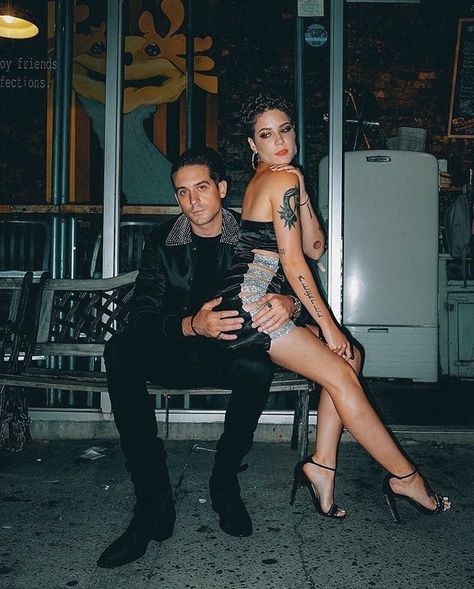 Halsey And G Eazy Aesthetic, G-eazy Hot, Halsey And G Eazy, Halsey Style, Lana Del Rey Video, G Eazy, Famous Couples, Famous Singers, Corpse Bride