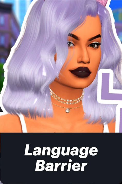 Sims can have language barriers where you have to learn how to speak their language depending on which world they live in. Oh and it’s FREE. Sims 4 Language Barrier Mod, Sims 4 Language Mod, Mods Sims 4, Sims 4 Sims, Language Barrier, Sims Mods, They Live, Sims 4 Custom Content, 4 Life