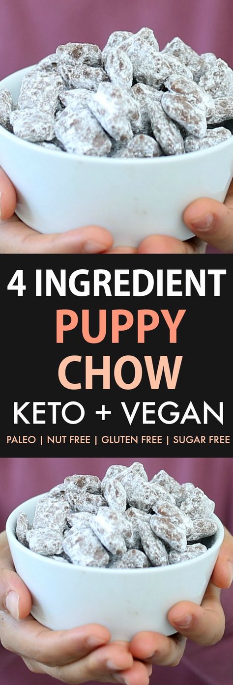 Healthier Muddy Buddies, Paleo Puppy Chow, Low Carb Puppy Chow, Low Calorie Puppy Chow, Healthy Muddy Buddies, Keto Friendly Superbowl Snacks, Keto Muddy Buddies, Healthier Puppy Chow, Keto Puppy Chow Recipe