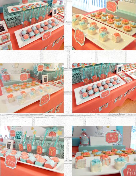 Orange and teal gender reveal baby shower party! See more party ideas at CatchMyParty.com! Gender Reveal Photos, Room Boy, Gender Party, Baby Shower Party Ideas, Shower Party Ideas, Baby Gender Reveal Party, Baby Shower Inspiration, Baby Gender Reveal, Orange Pumpkin