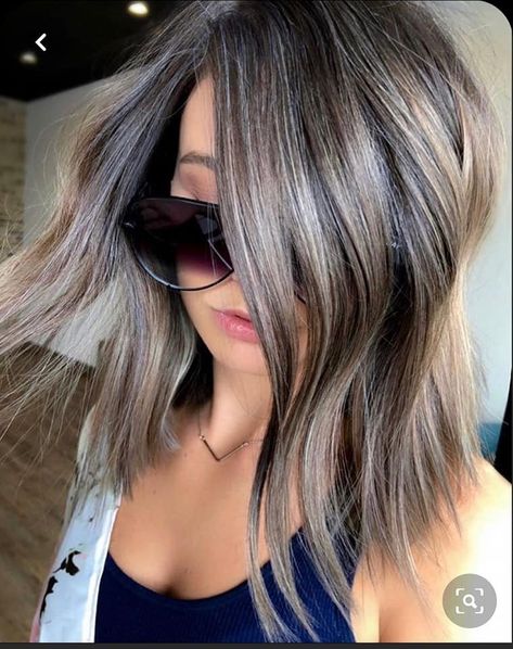 Biolage Hair Color, Hair Color For Dark Hair, Color For Dark Hair, Brown Hair Pictures, Biolage Hair, Hair Light, Hair Color Chart, Blending Gray Hair, Gray Hair Highlights