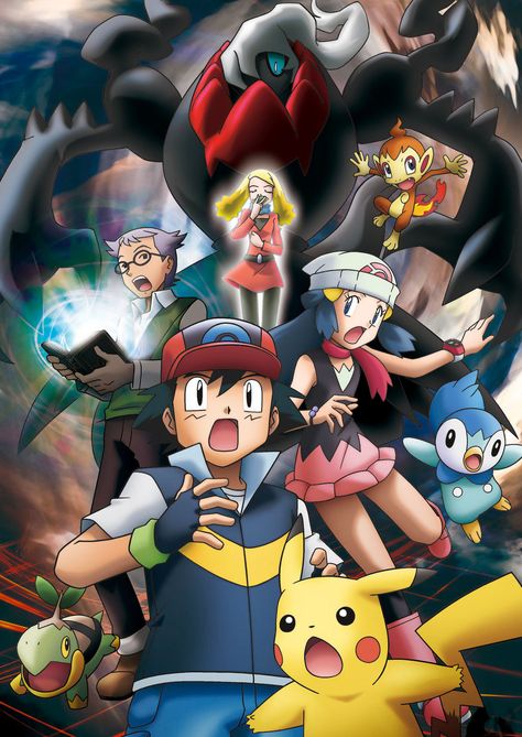 #93 Favorite Pokémon Movie: The Rise of Darkrai All Legendary Pokemon, Pokemon Movie, Pokemon Pearl, Ash And Dawn, Pokémon Diamond And Pearl, Pokemon Video Games, What Is Anime, Pokémon Diamond, Pokemon Movies