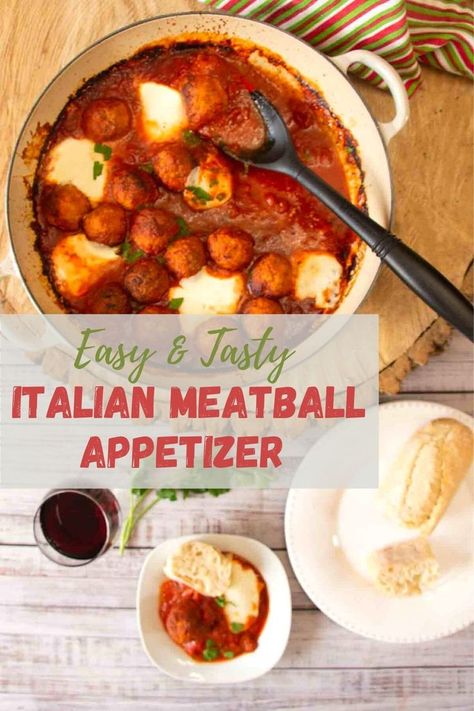 Italian Meatball Appetizer Italian Meatball Appetizers For Party, Italian Meatball Appetizer Recipes, Italian Meatball Dinner Ideas, Italian Meatball Appetizer, Meatball Ideas, Meatball Appetizer Recipes, Meatball Appetizer Crockpot, Meatball Appetizers, Frozen Italian Meatballs