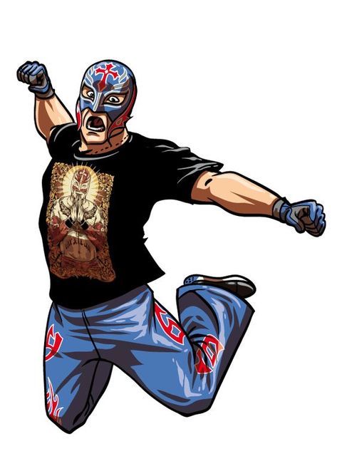 OUR HERO!  #reymysterio #teammysterio #luchalibre #wwesmackdown #wwe Rey Mysterio Art, Mysterio Wwe, Wwe Party, Wwe Art, Wwe Funny, Wrestling Posters, Rey Mysterio, Wwe Pictures, Wwe Elite