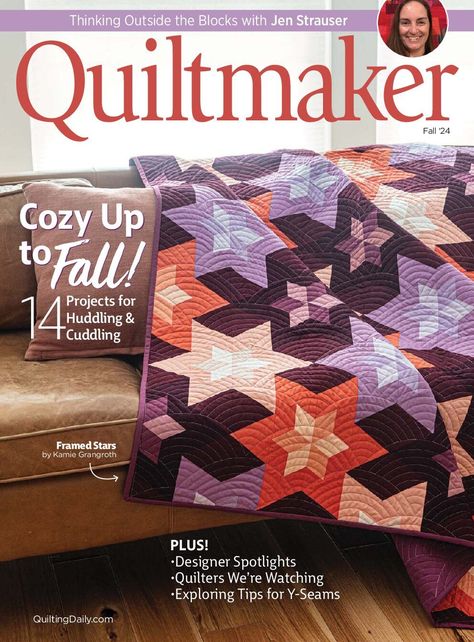 About Fons & Porter's Quick + Easy Quilts Magazine | Quilting Daily Manila Envelope, Quilt Magazine, Easy Quilts, The Blocks, Address Labels, Fall 2024, Cozy Fall, Wedding Basket, Manila