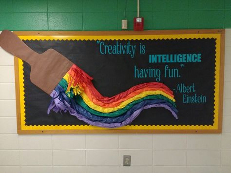 Our Masterpieces Bulletin Board, Fine Arts Bulletin Board Ideas, Classroom Art Display Wall Bulletin Boards, Art Class Bulletin Boards Elementary, Preschool Art Display, Classroom Art Display, Creative Bulletin Boards, Elementary Bulletin Boards, Art Display Wall