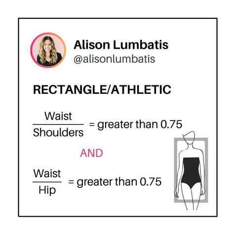 I posted a video on this a few months ago, but I know some of you were still a bit unsure about your body shape based on your measurements. So, I’ve put together a clear guide with exact body shape ratios to help you nail down your shape. Body shape is determined by four basic measurements: shoulders, bust, waist, and hips. So grab a measuring tape, pencil, and paper and let’s get started. 1️⃣ Shoulders: Wrap the tape tight around the tops of your shoulders almost to the point where it slip... Look At That High Waisted Man He Got Feminine Hips, Waist To Hip Ratio, Waist To Hip Ratio Chart, Reducing Hip Size, Hip Shelf Body Shapes, Broad Shoulders Narrow Hips, Tape Measure, Greater Than, Body Shapes