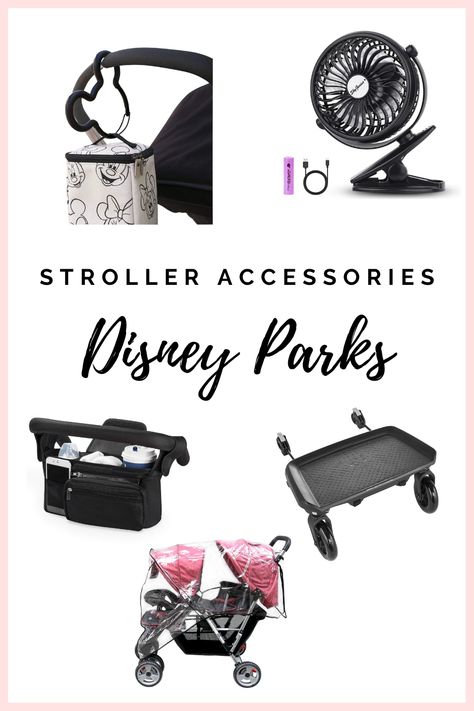 All the stroller accessories you need for Disneyland. These will make the trip easier and more magical! Disneyland Stroller Hacks, Disneyland Stroller, Disneyland In The Rain, Stroller Hacks, Disney Packing List, Disneyland Backpack, City Select Stroller, Disney Stroller, Triple Stroller