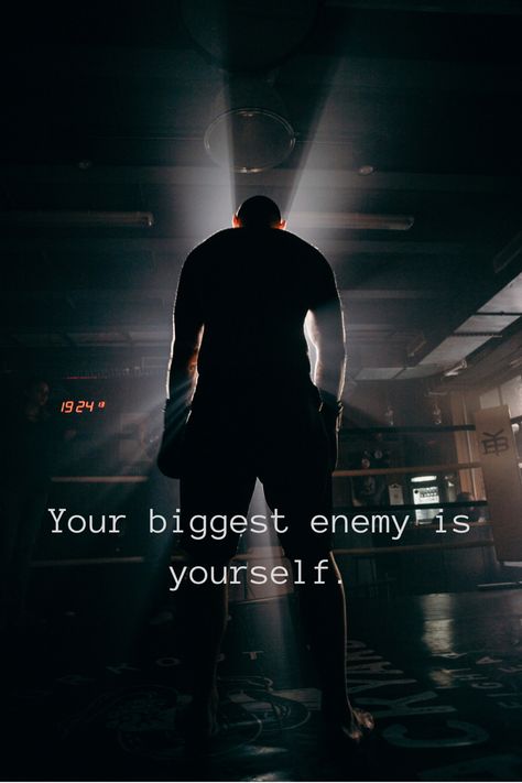 Your biggest enemy is yourself so stop trying to compete against others and start competing against yourself and pushing your limits every single day so your biggest enemy can become your biggest ally. Your Worst Enemy Is Yourself, Your Biggest Enemy Is Yourself Quotes, Healing Era, Stop Trying, Unique Quotes, Every Single Day, Iphone Wallpapers, Trust God, Be Yourself Quotes