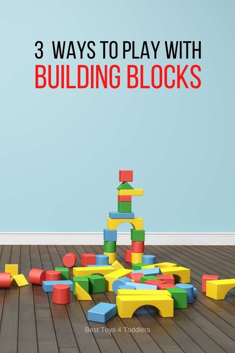 Most of the children have some kind of building blocks in their playroom! We share 3 different building blocks play activities for kids. Play Activities For Preschoolers, Building Activities For Kids, Engineering Activities, Block Play, Activities For Children, Preschool Songs, Preschool At Home, Kids Learning Activities, Play Based Learning