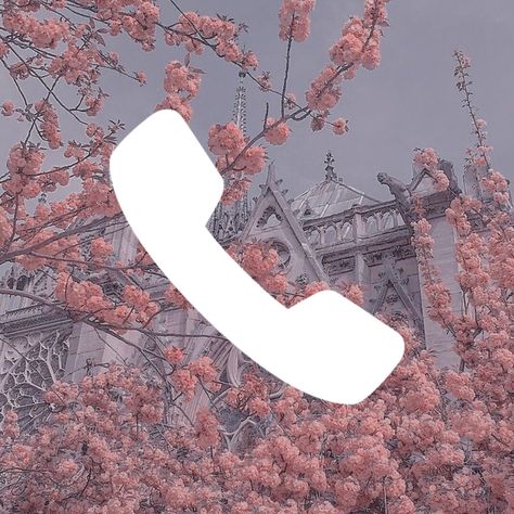 Call Logo Aesthetic, Call Icon Aesthetic, Spring App Icons, Sc Stickers, Spring Icons, Call Icon, Call Logo, Icona Ios, Icon Pictures