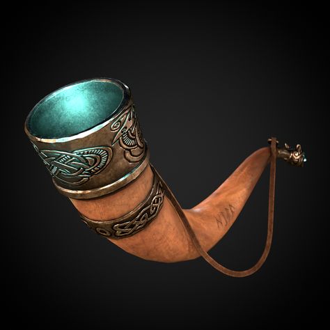 Viking Props, Viking Horn, Artifacts, Horn, Vikings, Concept Art, Force, Anime, Quick Saves