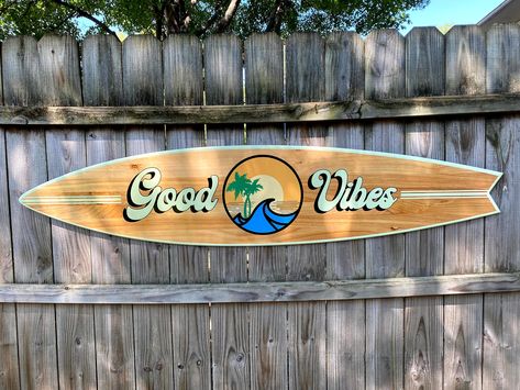 Mexican Restaurant Decor, Surfboard Decor, Wooden Surfboard, Tiki Decor, Surfboard Wall Art, Surf Gifts, Surfboard Wall, Wall Art Personalized, Hawaiian Tiki