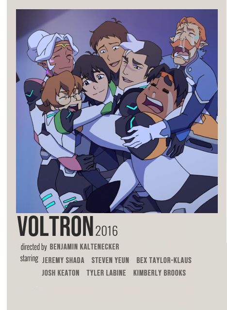 Voltron Poster, Film Cards, Coran Voltron, Show Polaroid Poster, Jeremy Shada, Voltron Force, Old Cartoon Shows, Polaroid Wall, Keith Kogane