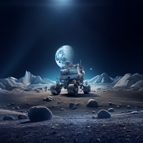 Space Rover, Surface Of The Moon, Space Shuttle, Letter I, Front View, In Space, The Shape, Land Rover, Hd Wallpaper