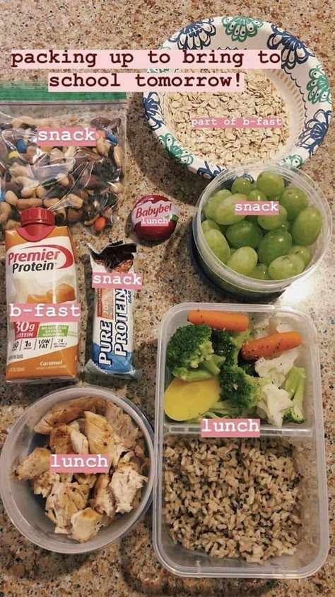 Things To Pack In Your Lunch Lunchbox Ideas, High Protein Meals For School, School Lunch High Protein, Foods That Make You Taste Good, High Protein School Lunch Ideas, Lunches For Nursing Students, Meal Prep Small Meals, School Lunch Ideas High Protein, High Protein Lunch Ideas For School