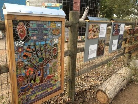 Students Blend Art with Science in Community Garden - Project Learning Tree Virtual Field Trips, Community Garden, Art Exhibit, Outdoor Classroom, School Yard, Outdoor Learning, Field Trips, Community Gardening, Science Art