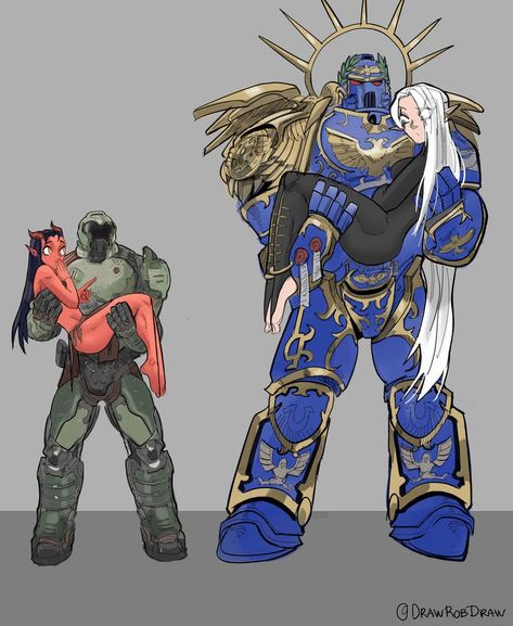 Warhammer Funny, Warhammer 40k Memes, Power Armour, Toy Bonnie, 40k Artwork, Warhammer 40k Art, Kaiju Art, Warhammer Art, Gamer Humor