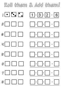 Adding Games, Dice Addition, Add Math, Giant Dice, Adding Game, Number Sense Worksheets, Addition Worksheet, Addition Games, Daily Five