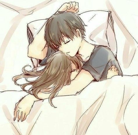 Boy And Girl Cuddling, Cute Couple Sleeping, Cuddling Gif, Anime Couples Cuddling, Girls Cuddling, Romantic Anime Couples, Anime Couple, Cute Anime Profile Pictures, Cute Couples Kissing