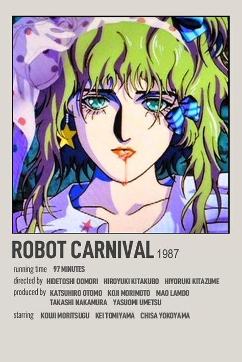 minimalist aesthetic polaroid anime posters made by me !! @asmiled Movie Outfit Ideas, Robot Carnival, Character Movie, Movies Scenes, Aesthetic Polaroid, Japanese Animated Movies, Anime Suggestions, Movie Inspired Outfits, Film Anime