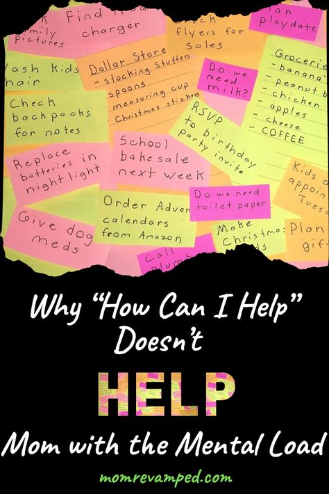 Want you husband to help with some of that invisible labor that adds to the mental load of motherhood, instead of just saying “do you need help?”.  Then he needs to read this.   via @Mom Revamped Invisible Work Of Women, Mom Mental Overload, Invisible Mom Quotes, Invisible Load Of Motherhood, Invisible Labor, Mental Load Of Motherhood, Podcast Ideas, Lifestyle Advice, Mental Load