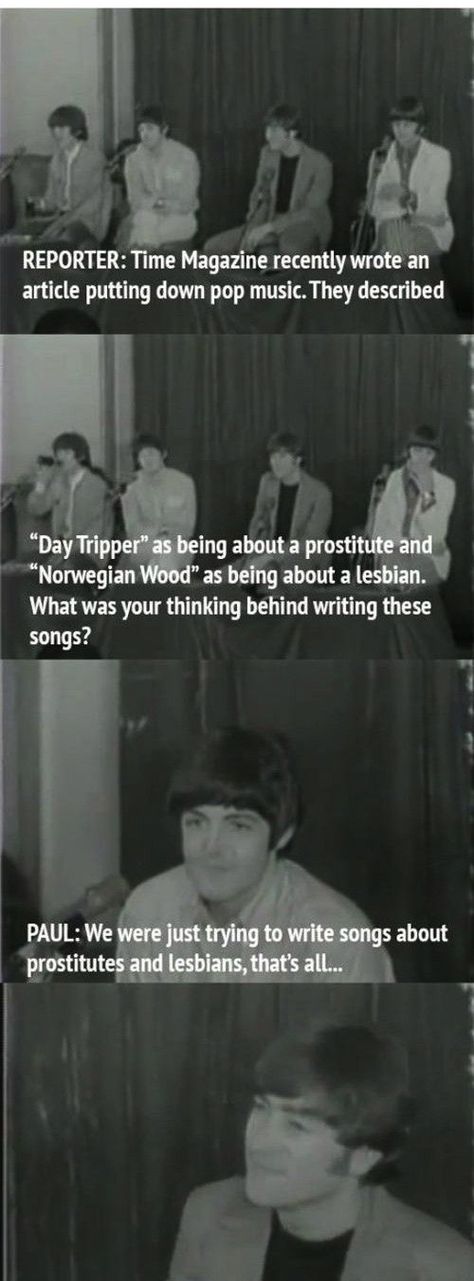 When Paul was honest about their process. | 17 Times The Beatles Were Actually Hilarious Stuart Sutcliffe, Beatles Funny, Beatles Love, Wit And Wisdom, I'm With The Band, The Fab Four, Paul George, Ringo Starr, George Harrison