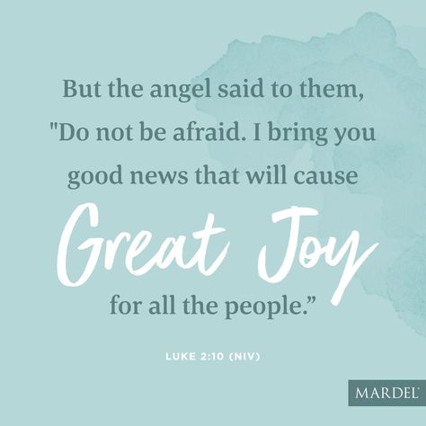 "But the angel said to them, 'Do not be afraid. I bring you good news that will cause great joy for all the people." Luke 2:10 (NIV) Luke 2 10, Luke 2, Do Not Be Afraid, The Angel, Be Afraid, Daily Inspiration, Good News, Verses, Bible Verses